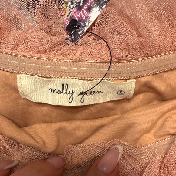 Pink Ruffled Bodysuit - Picture 3 of 4